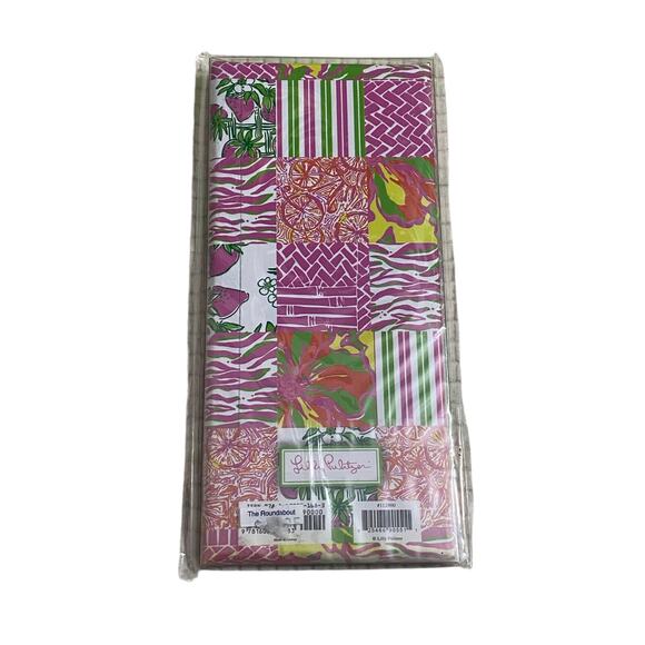 Lilly Pulitzer Hottie Dottie Blaire Stretch Dress Teal Pink Size 8 W/Pencils! - Picture 15 of 16